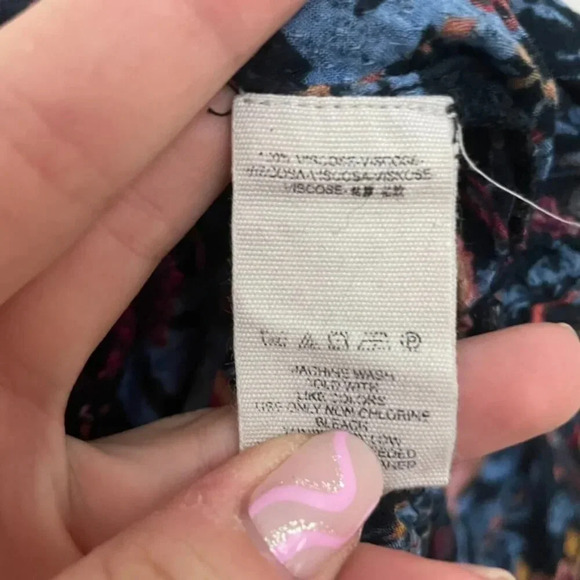 Free People Free Spirit Floral Off The Shoulder Top Size Small - Picture 4 of 6